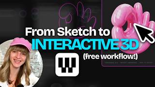 Turn Your Sketch into Interactive 3D with AI (Free Weavy Workflow)