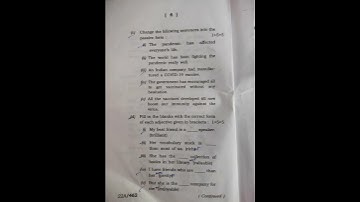 BA first semester English communication AECC questions paper Guwahati University 2021