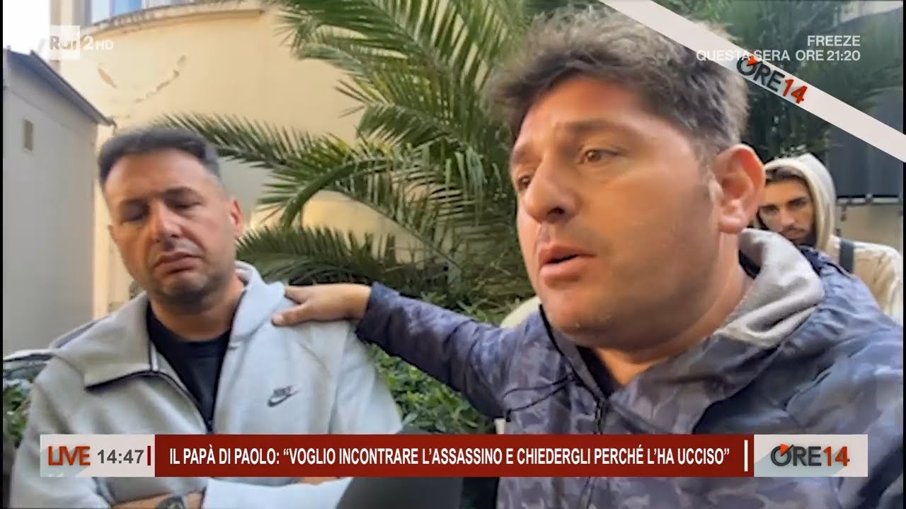 Paolo Taormina, il papà: "Voglio incontrare l'assassino e chiedergli perché" - Ore 14 del 14/10/2025