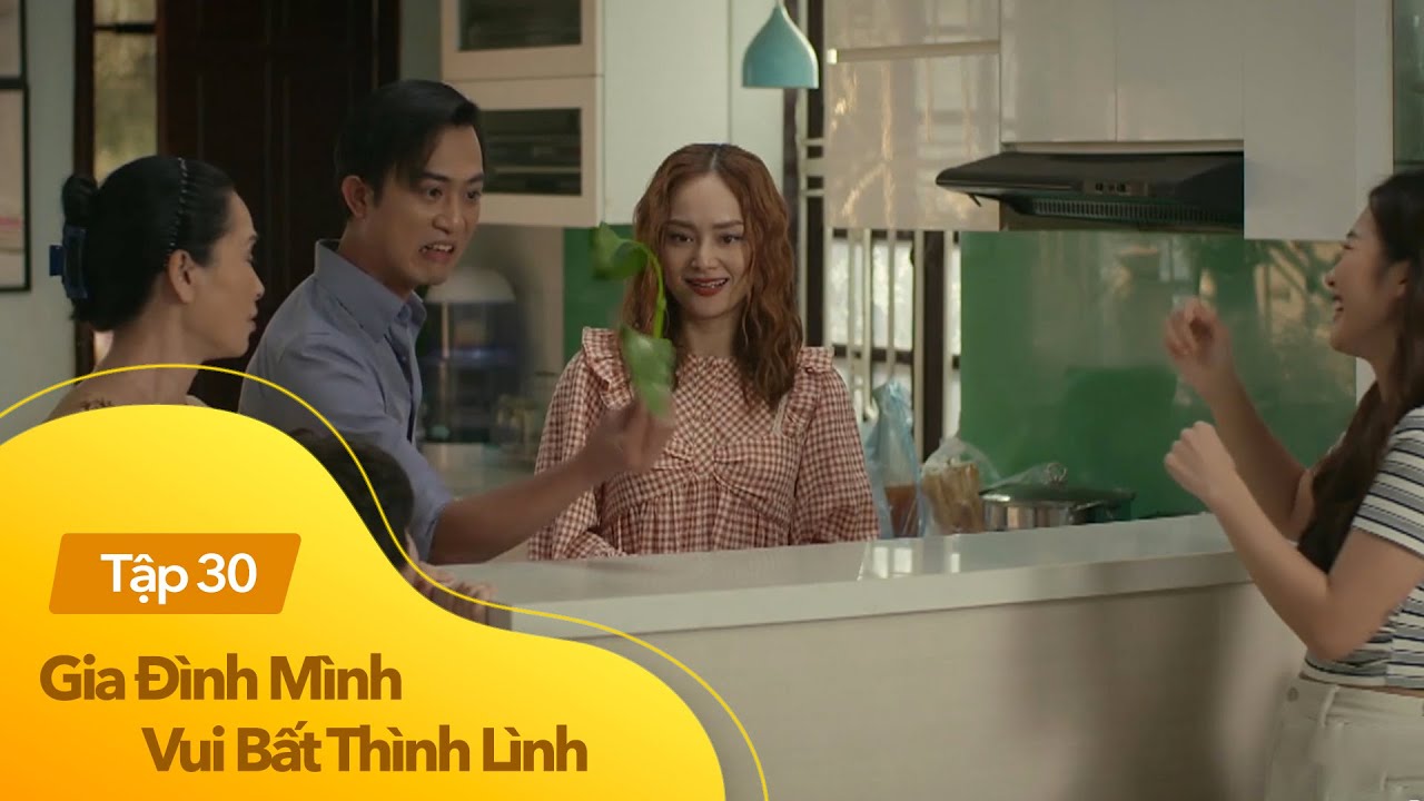 Gia đình mình vui bất thình lình tập 30 |  Phương mang thai, cả nhà 9 người hạnh phúc trào dâng