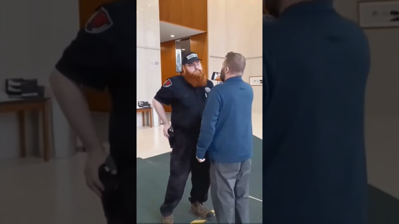 Frauditor Gets The Right Security Guard Denied Entry To County BLDG Shorts