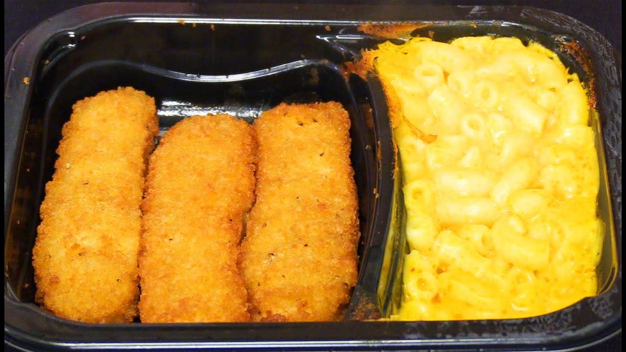 How Good is a $1.00 Frozen Chicken Finger with Mac & Cheese Dinner ...