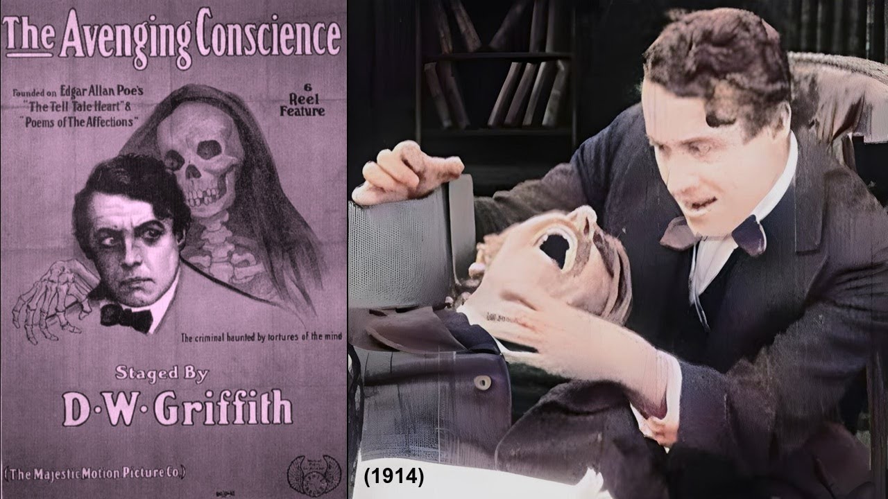The Avenging Conscience or Thou Shalt Not Kill (1914, D.W. Griffith - Dir., Crime, Drama, Horror)