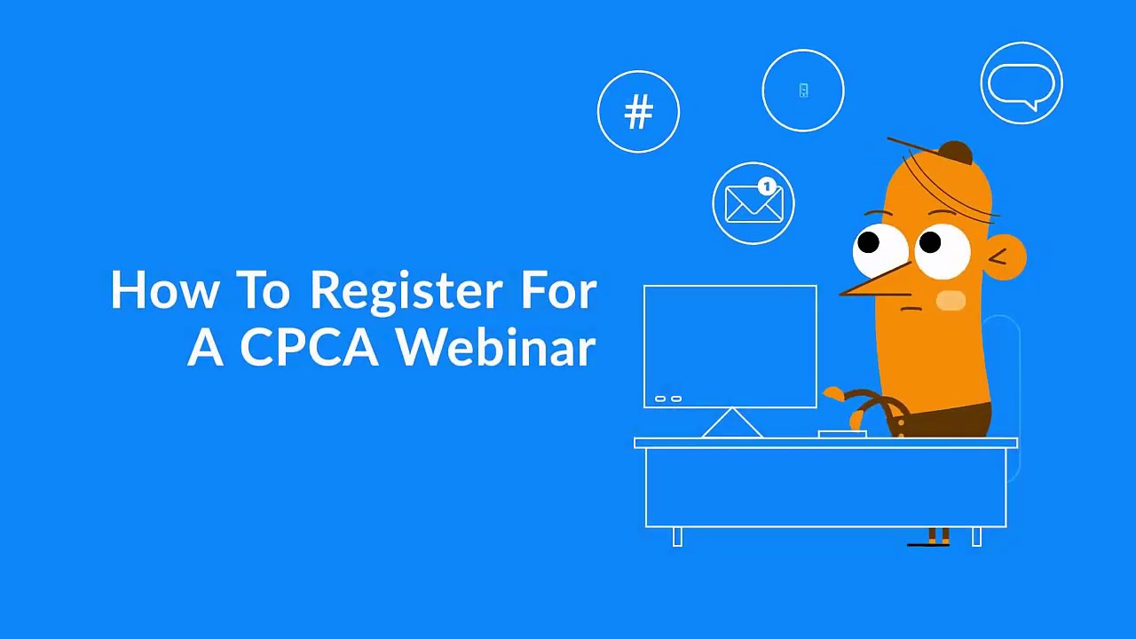 How To Register For A CPCA Webinar - YouTube