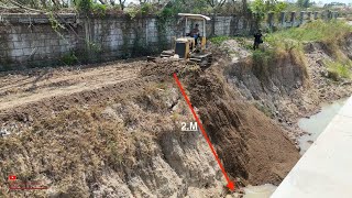 Ep1_​New Details Huge Drain​ Sewer Space Filling At South Direction With Komatsu Dozer Trucks Works