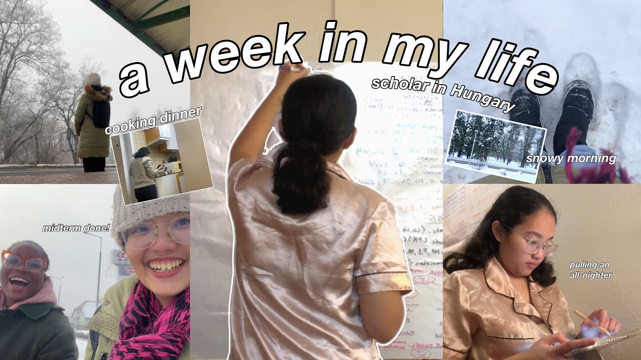 college diaries: a week in my life as an international student in hungary🇭🇺