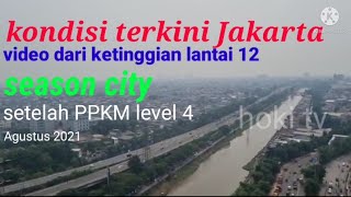 kondisi Jakarta terkini, PPKM level 4. Agustus.. Jakarta barat. season city..