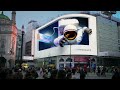 Piccadilly circus 3d billboard takeover  meta quest