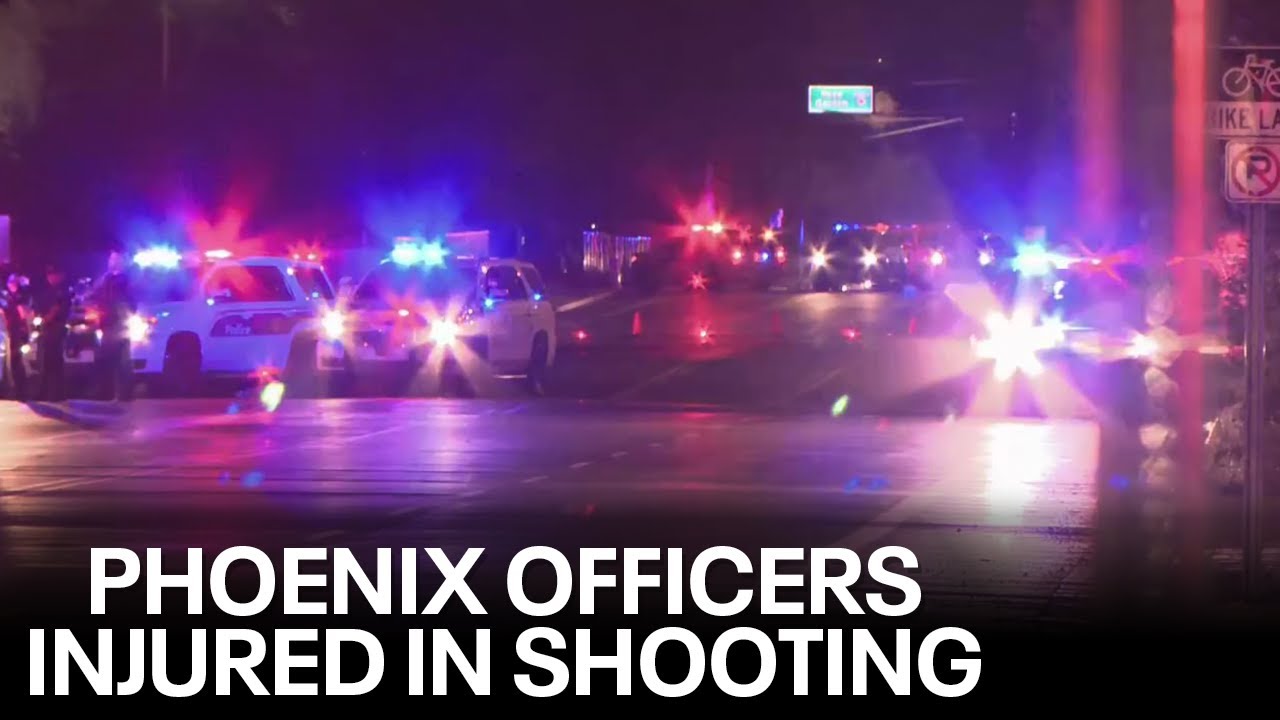 2 Phoenix Police officers injured in shooting near I-17 - YouTube