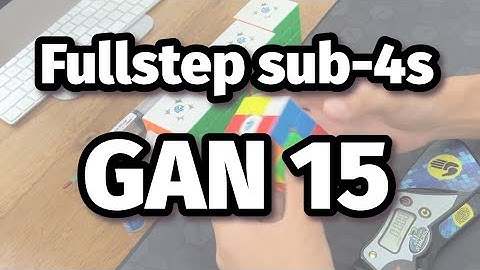 Gan 15 (prototype): Fullstep sub-4s - Matty Hiroto Inaba from Hawaii