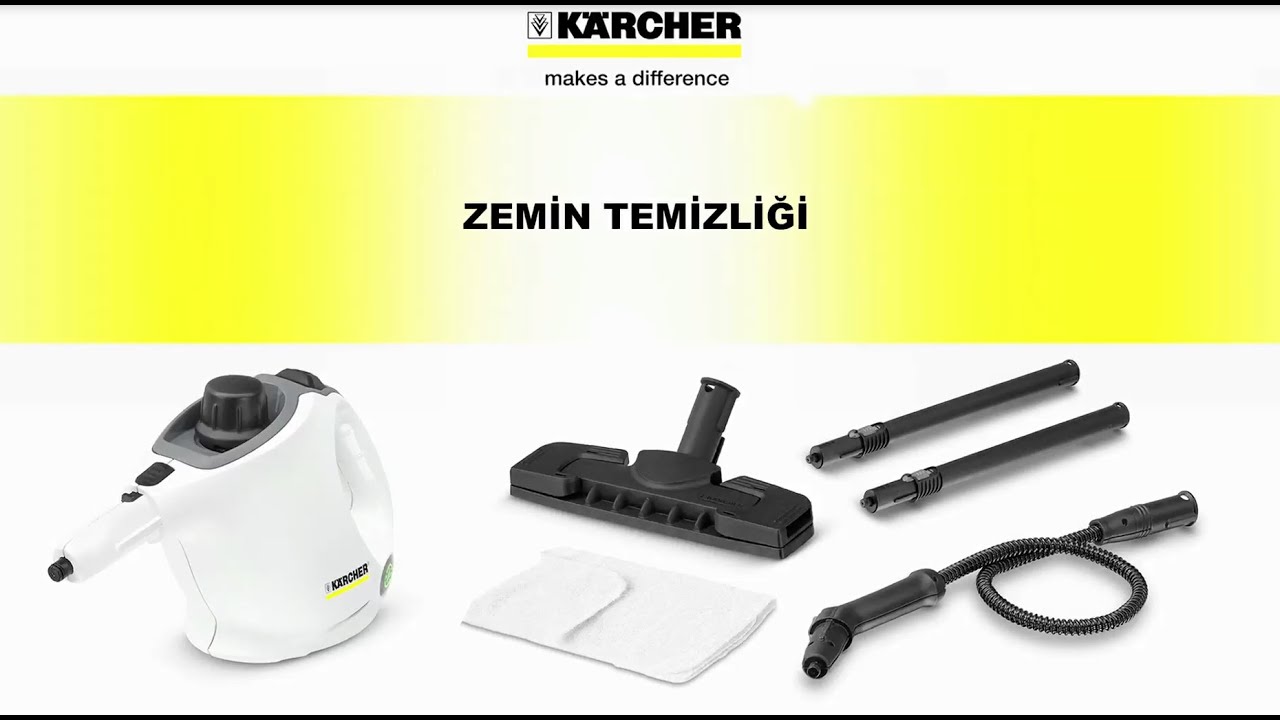 KARCHER SC1 FLOOR KIT Buharlı Temizlik Makinesi Kullanım