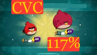 Clan Battle (CVC)  Angry Birds 2 AB2 5/11/2024 117% (Red + Terence Fever)