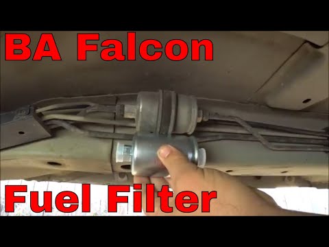 Ba Falcon Fuel Filter Change Youtube