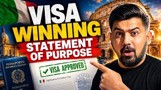 How to write Statement of Purpose for Italy 🇮🇹 Visa | Sample + Format + Tips