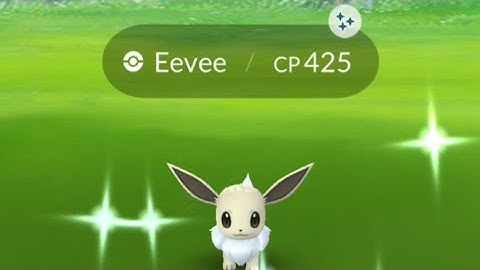 Captur Eevee Shiny Pokemon for Jump-Start Research 4/6 - Pokemon Go