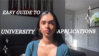 CANADIAN UNIVERSITY APPLICATION PROCESS (ontario university - easy guide)