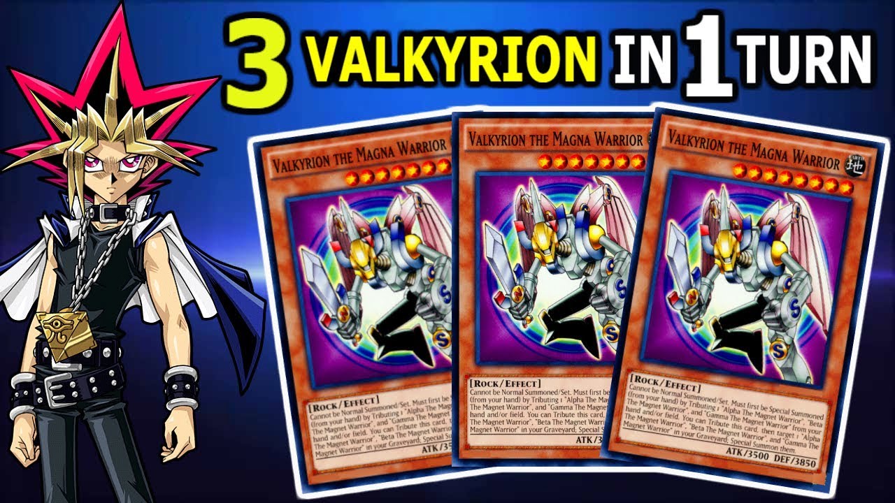 Yu-Gi-Oh! VALKYRION THE MAGNA WARRIOR  DECK | 3 VALKYRION IN 1 TURN !!!