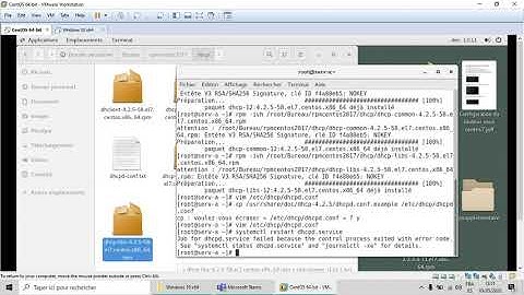 configuration serveur DHCP sous centos