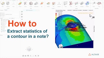 How to extract the statistics of a contour in a note?