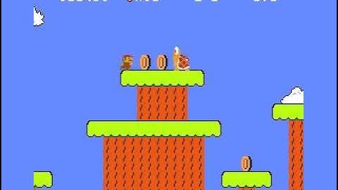 TI-99/4A + F18A (Graphics) - Video Play - js99er Super TI-99 Mario Bros