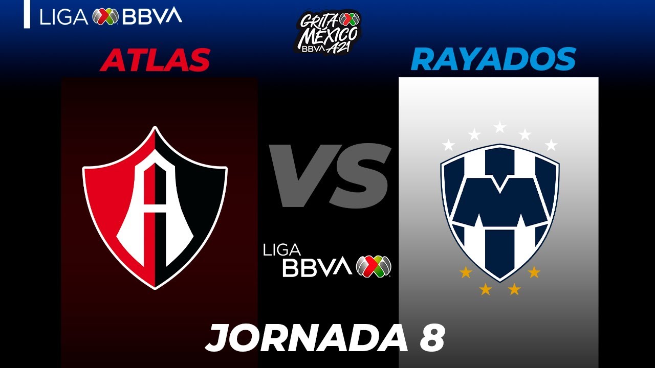 resumen y goles atlas vs monterrey liga bbva mx apertura 2021 jornada 8 youtube