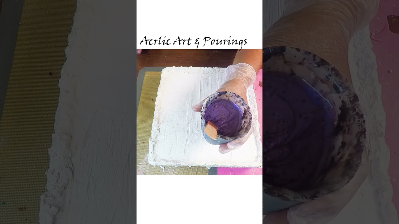 DIY Purple Resin Garden Paver | Floral Vinyl Design with Cricut 🌸💜