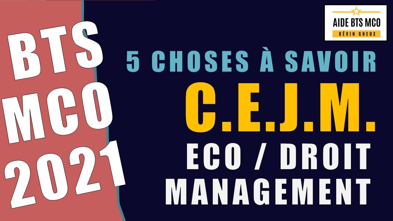 Comment Réviser La CEJM En BTS Culture Economique,, 51% OFF