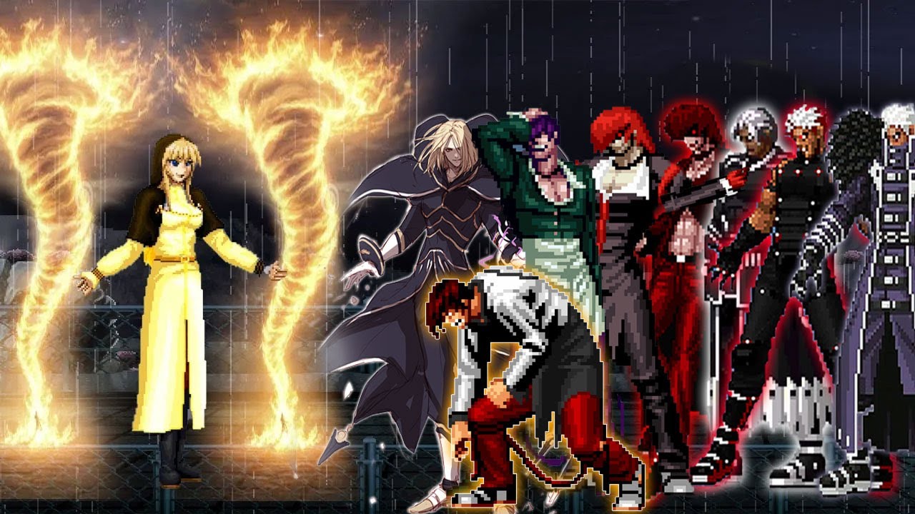 [Mugen KOF] Cal Sp Vs Kof Super Bosses, Iori Yasakani Team