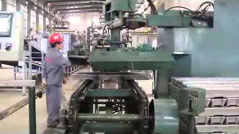 aluminum alloy ingots(ADC12) secondary aluminum production line ingot casting and stacking system