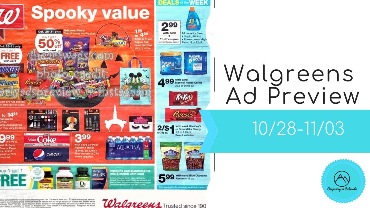 Walgreens Early Ad Preview 10/28-11/03 - YouTube
