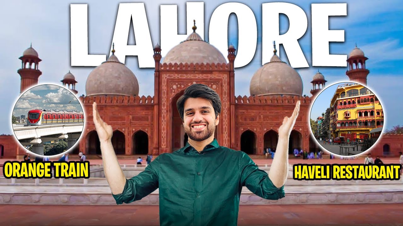 Lahore  | Explore Lahore in One day 😍| Heeramandi b gae😂 | Traveled on the Orange train |Bawyeos