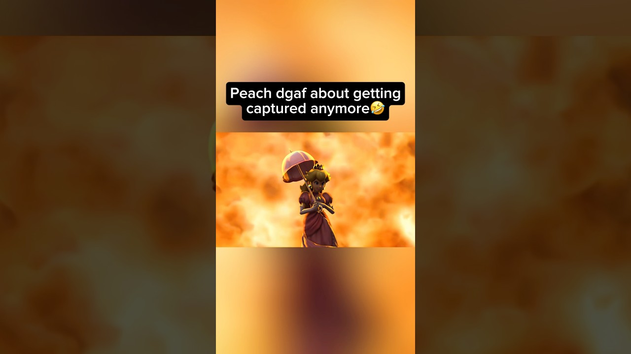 Peach is DONE with this #smashbros #ssb #princesspeach #supermario #nintendo