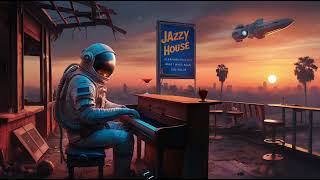 Jazz & House Mix at the Lounge ~ Chill Night Vibes, Lively Tunes for Study, Work, and Travel