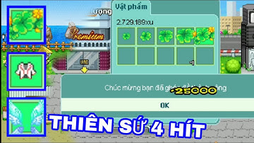 Đập Cỏ May Mắn HOA VÀNG, Cánh THIÊN SỨ, Áo NAPOLEON - Game Avatar 2D Teamobi | Nhóc Trần.