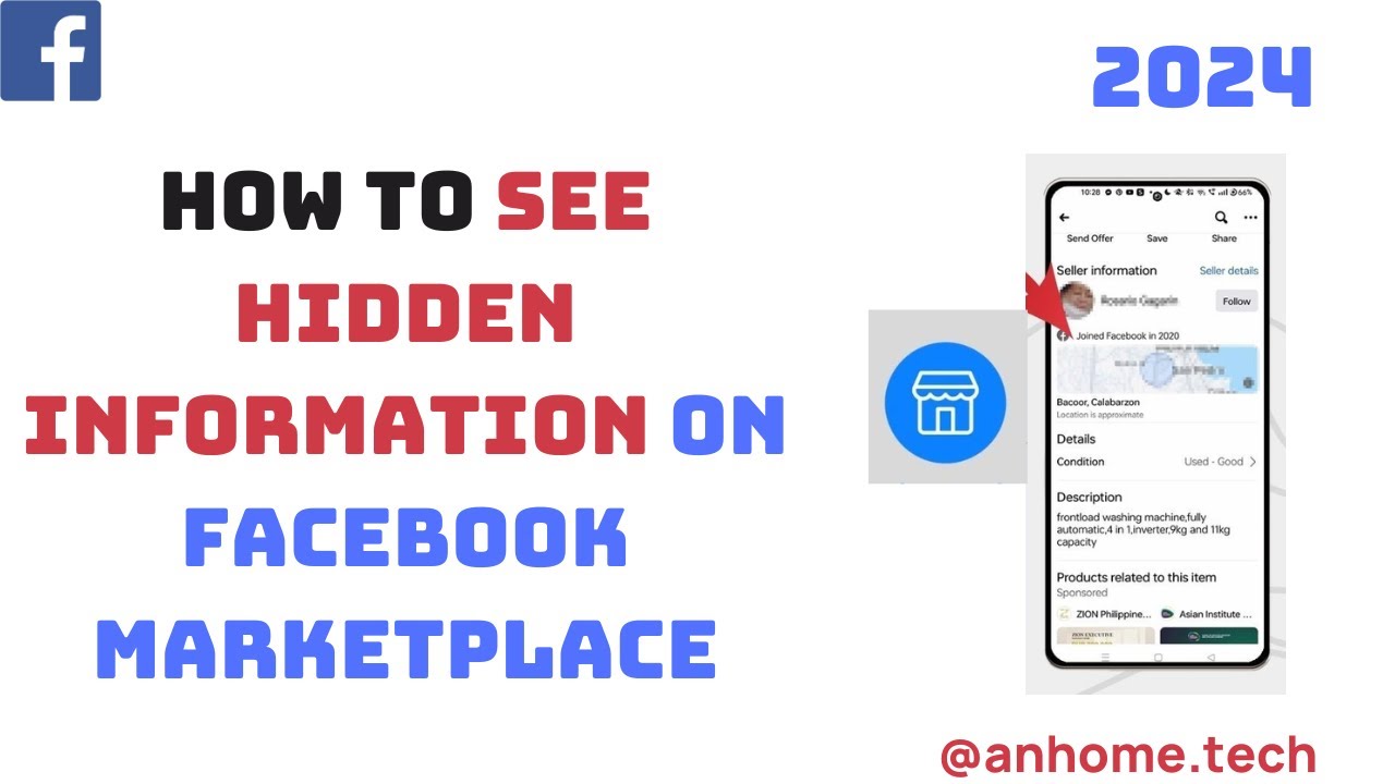 How to view hidden information on Facebook Marketplace New 2024 - YouTube
