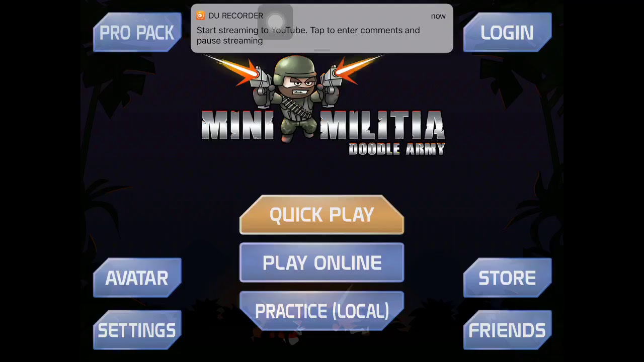 🔴 Mini Militia live gameplay 