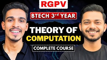 RGPV Theory Of Computation ( TOC ) | Complete Course | RGPV B.Tech 3rd Year
