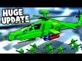 BIGGEST UPDATE YET! NEW APACHE Heli, Bazooka Men and SECRET Mission! (Attack on Toys Gameplay)