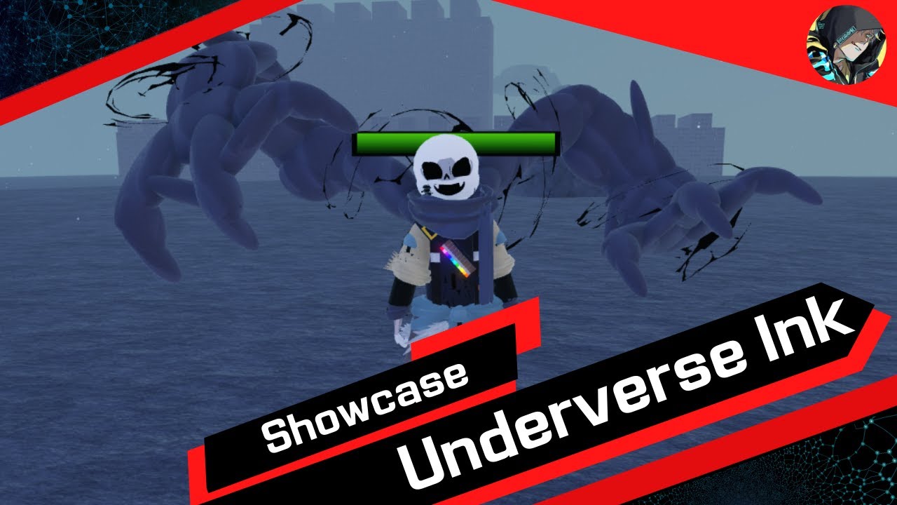 Underverse Ink Sans [How To Get + Showcase] [Undertale fight for love] 