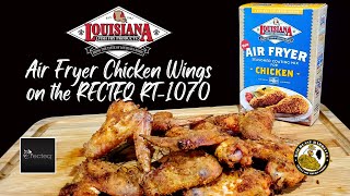 Louisiana Air Fryer Chicken Wings on the Recteq RT-1070
