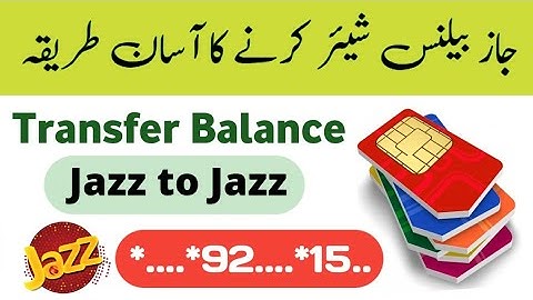 How to Share Balance from Jazz to Jazz in 2025 | Jazz Balance Transfer Code