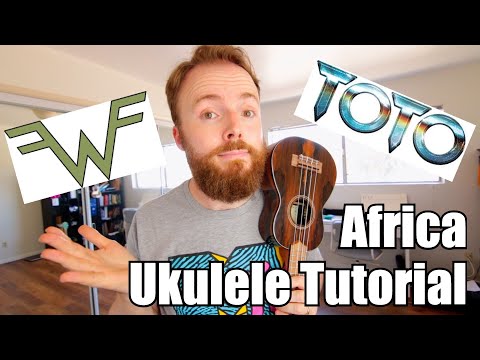 AFRICA - TOTO UKULELE TUTORIAL (Weezer Cover!)