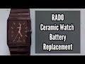 How To Replace a Rado Ceramic Watch Battery | Watch Repair Channel | SolimBD