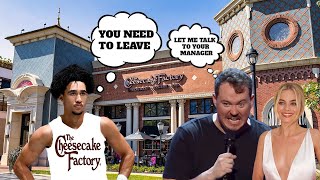 Shane se descontrola en Cheesecake Factory
