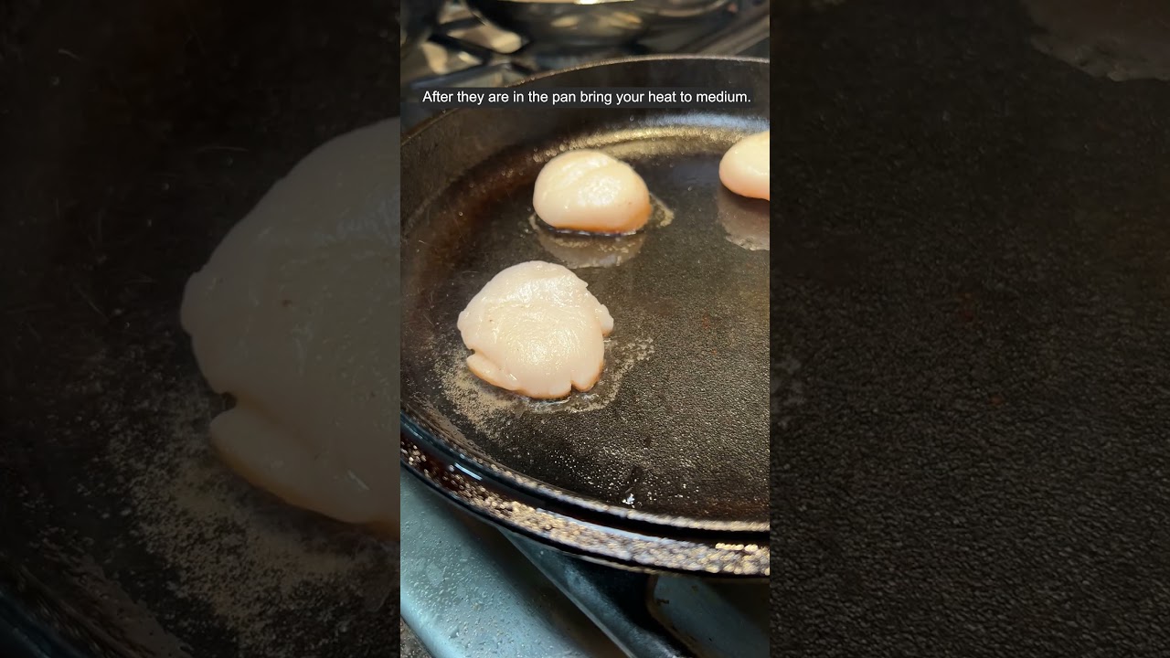 ⁣How to cook scallops like a professional