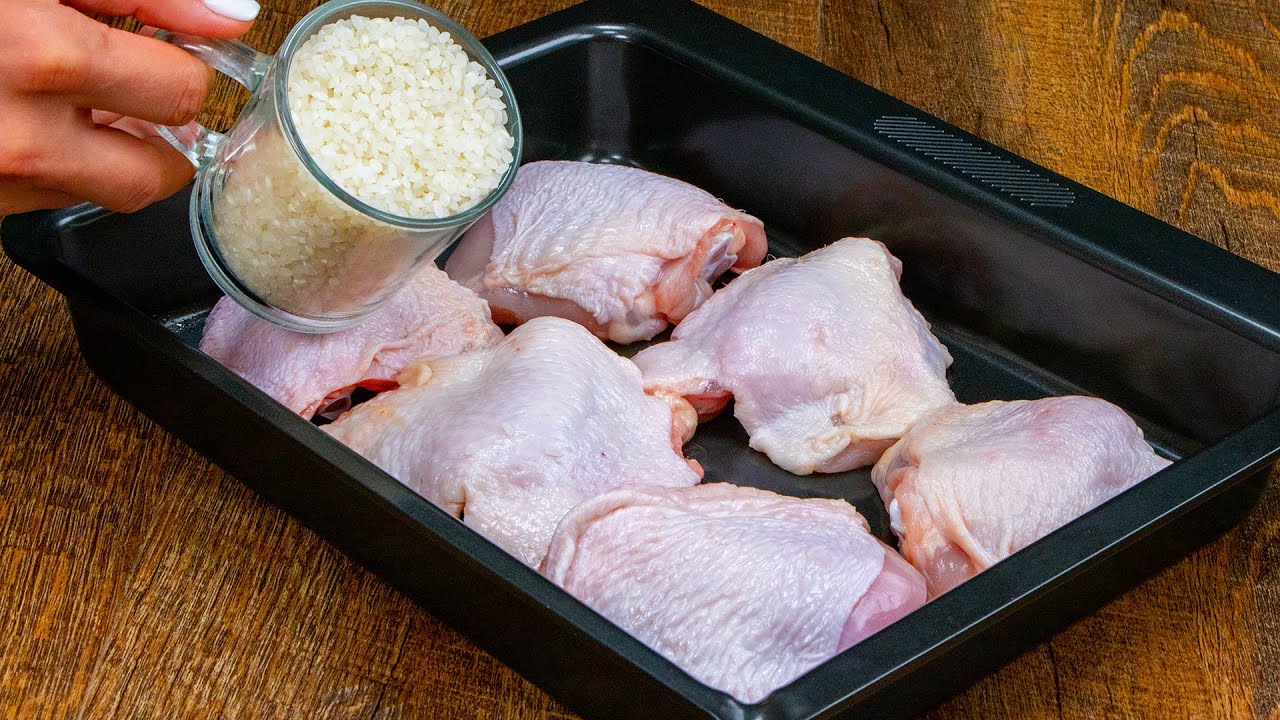 Uita de pilaf la cratita! Puiul cu orez la cuptor e genial YouTube