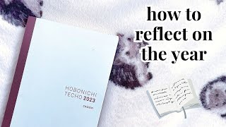 how I reflect on the year in my journal 💫 & reflecting on 2023