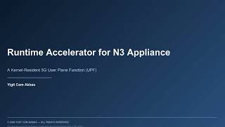 Runtime Accelerator for N3 Appliance - Preview