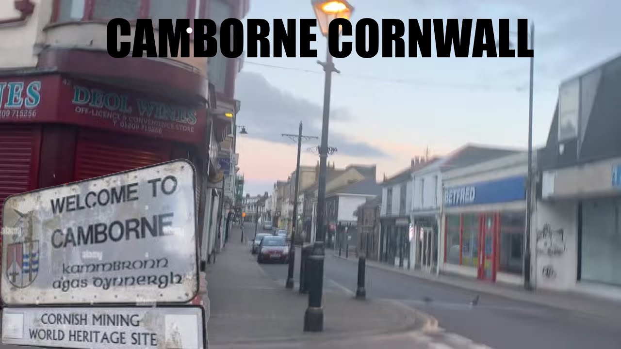 A early morning walk of Camborne mining town 