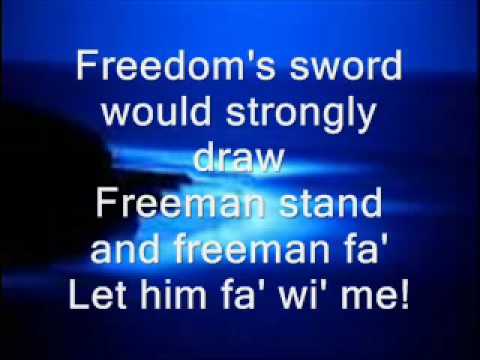 Scocha   scots wha hae lyrics